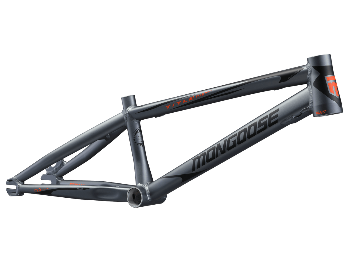 Title Team Pro Frame Gray BMX Style Adult Bike Frame Mongoose